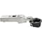 Blum 95 Degree Self-closing Overlay Glass Door Hinge 75T4100 - alternate 1